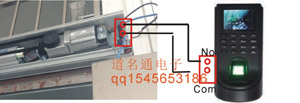 自动门门禁接线图